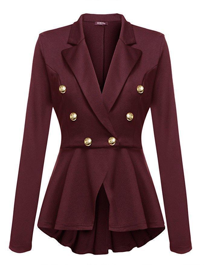 Elegant Women's Classic Lapel Blazer