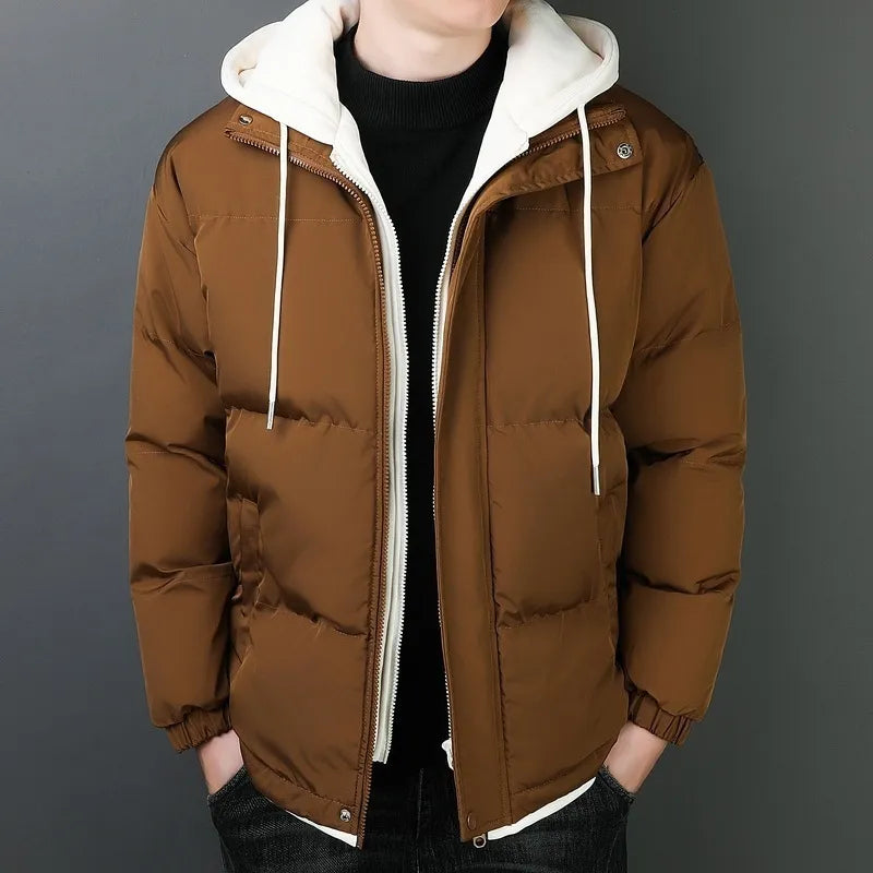 Men's Winter Jacket Warm Thick Reinforced