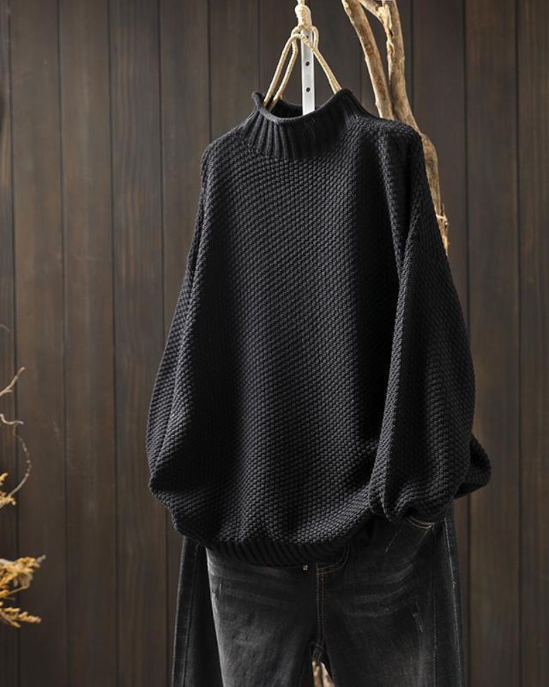 Weiches Frauenkleid | Strickpullover Damen - IdealeKleiden