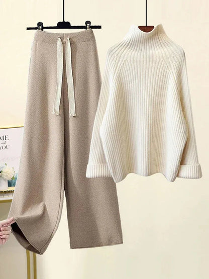 Autumn Knit Hats Set Winter Accessories