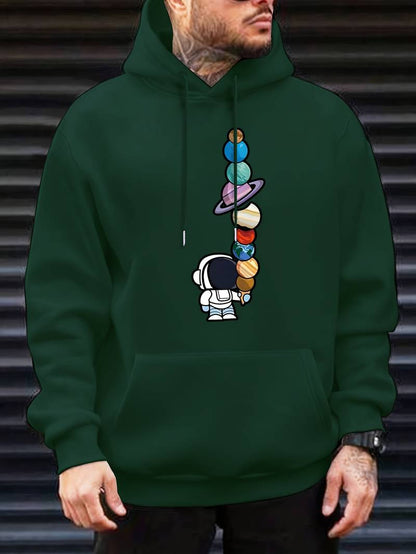 Men's Modern Galactic Astronaut Hoodie