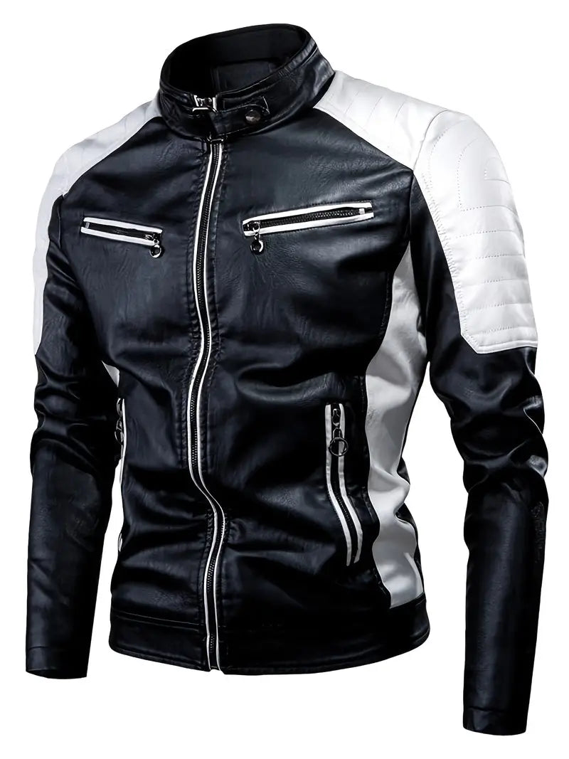 Matthew - Elegant Leather Motorcycle Jacket