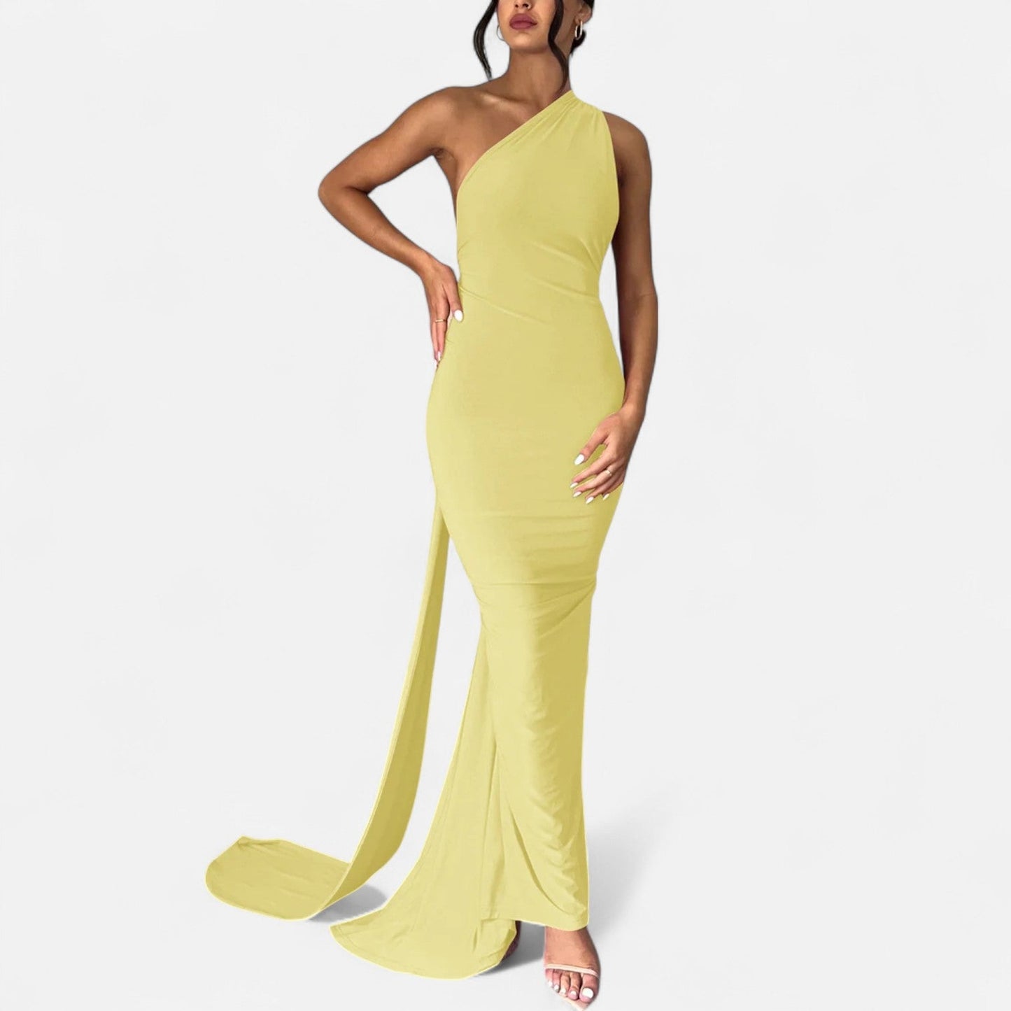Women's Maxi Dress Elegant Off-Shoulder Design