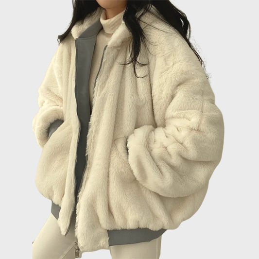 Praktische Winterjacke Mit Entfernbarem Futter - IdealeKleiden