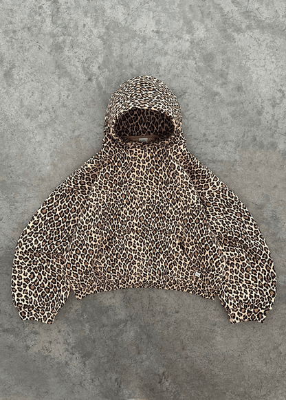 Casual Hoodie Leopard Print Trendy Style
