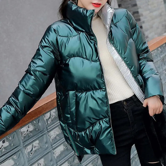 Winter Pufferjacke Damen Warm und Bequem - IdealeKleiden