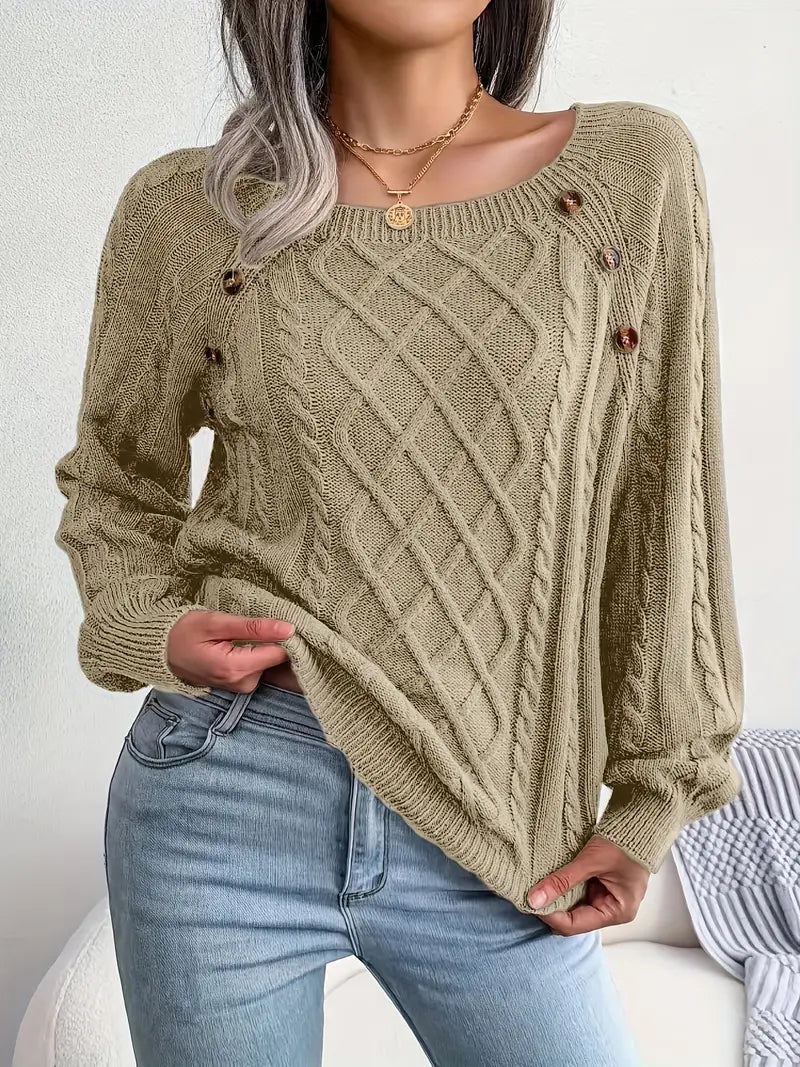 Women's Casual Crew Neck Pullover