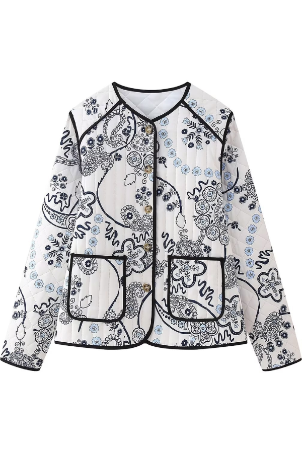 Bequeme Steppjacke Damen Baumwolle - IdealeKleiden