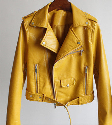 Lederjacke Damen Kurz Stylisch Trend 2024