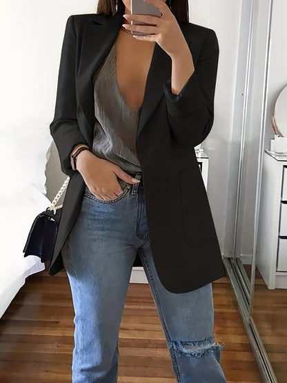 Fashionable Oversized Blazer Casual Chic