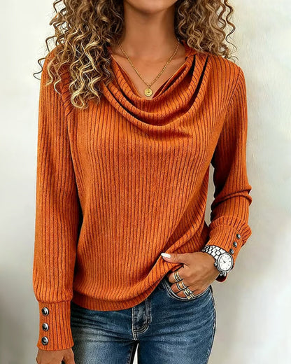Elegant Women's Dress Solid Color Round Neck