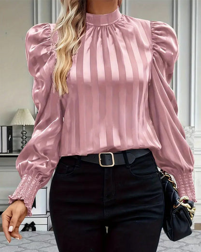 Stylish Puffed Sleeve Blouse for Women