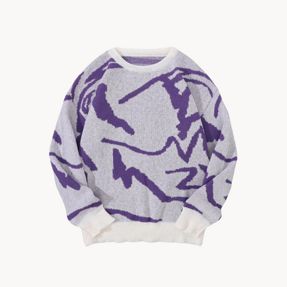 Luxury Knit Sweater for Men Modern Design