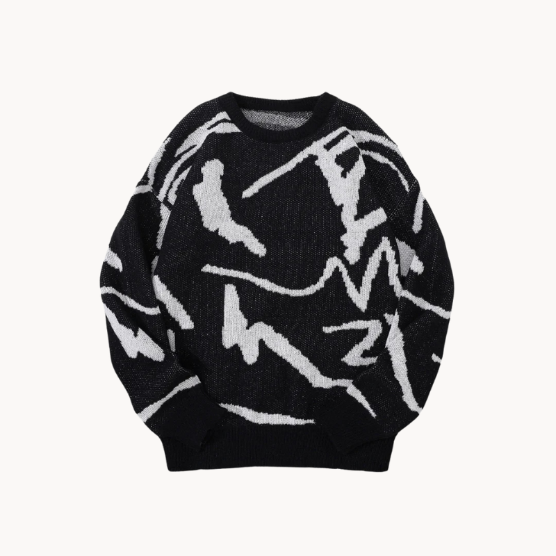 Luxury Knit Sweater for Men Modern Design
