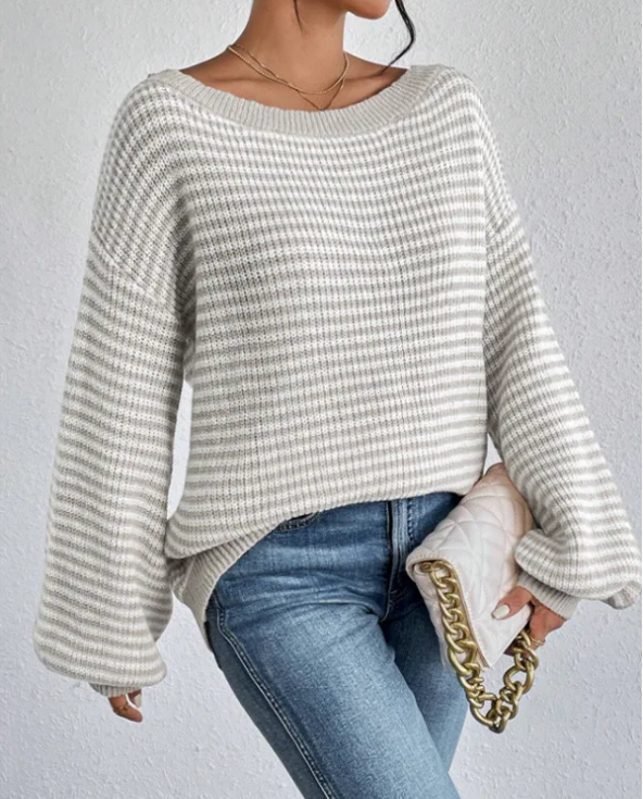 Weiche Herbst-Pullover Damen Grobstrick - IdealeKleiden