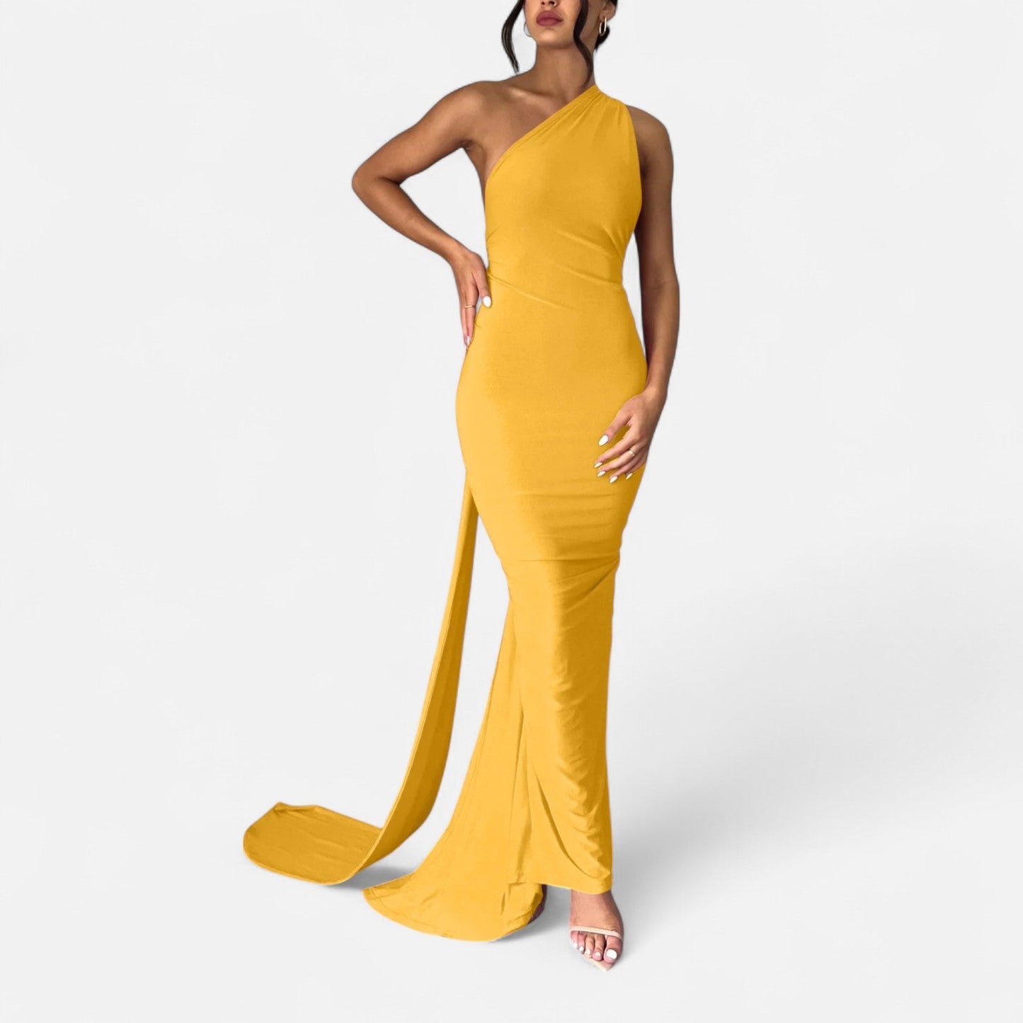 Women's Maxi Dress Elegant Off-Shoulder Design