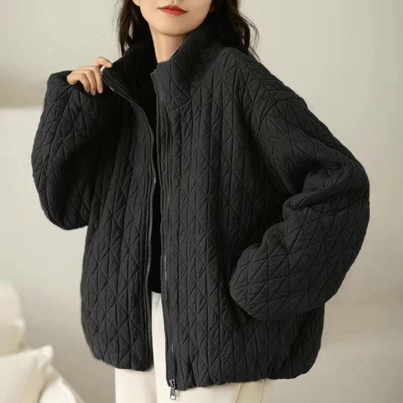 Stylische Herrenjacke mit Stehkragen und Taschen