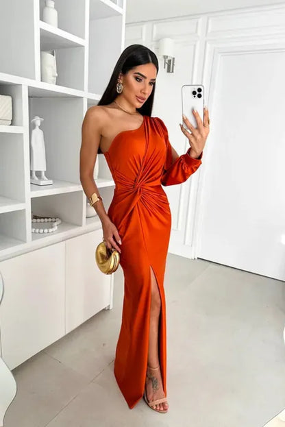 Elegant Women's One-Shoulder Dress