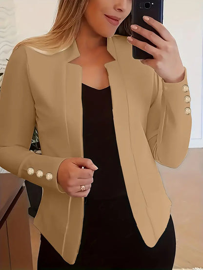 Women's Blazer Long Sleeve Open Style Spring