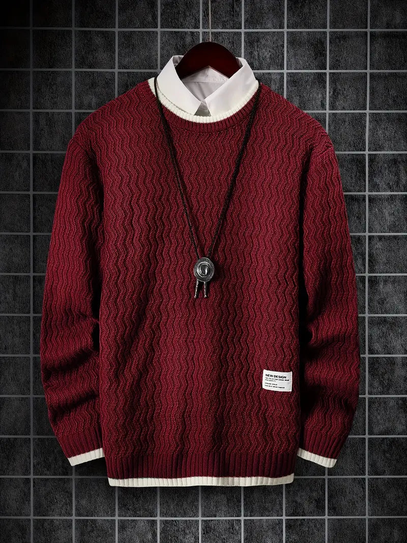 Men's Casual Relaxed Fit Sweater