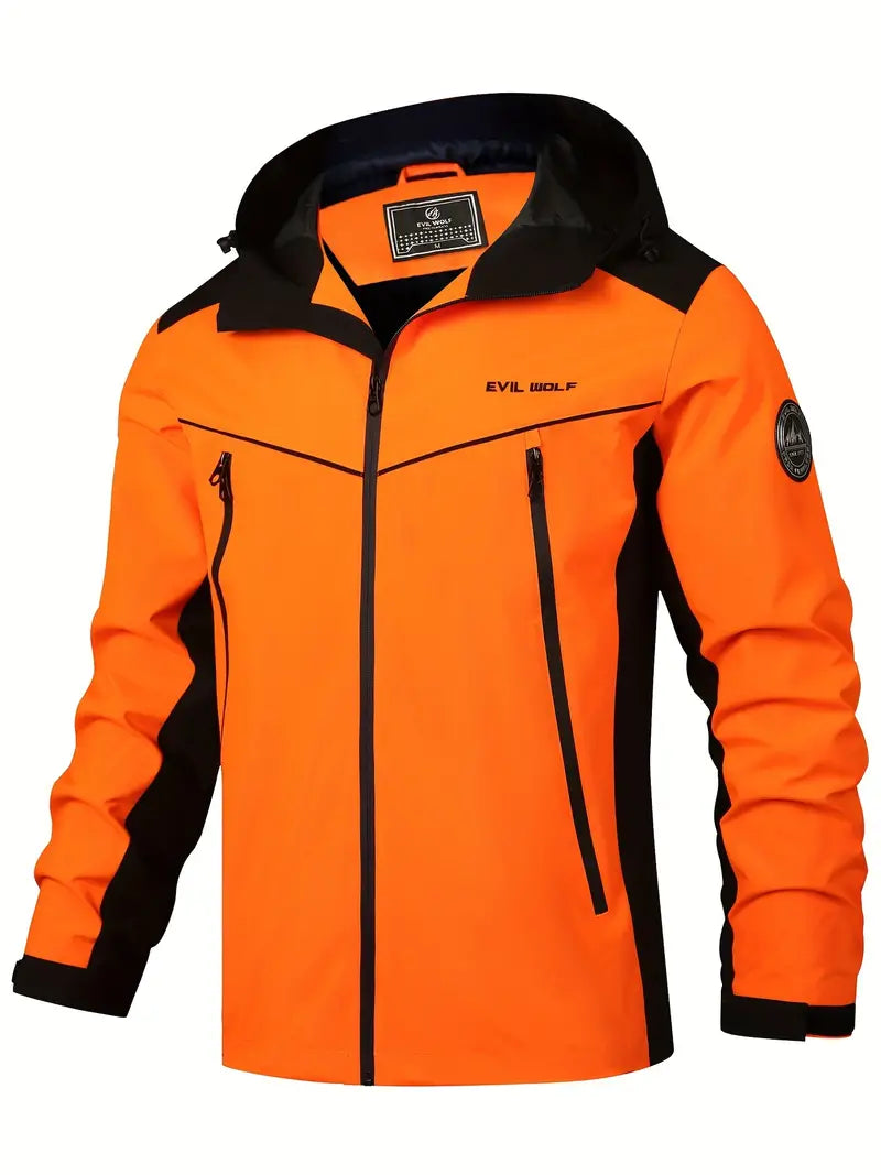 Men's Outdoor Jacket Water-Repellent Sporty