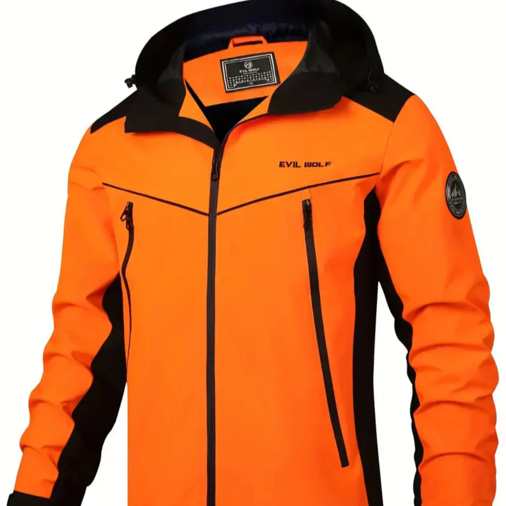 Water-Repellent Outdoor Jacket Reflective Sporty