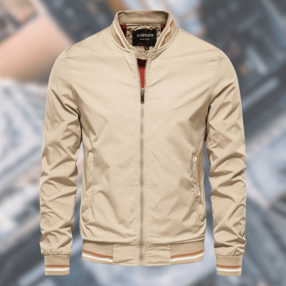 Stylish Men's Bomber Jacket Model