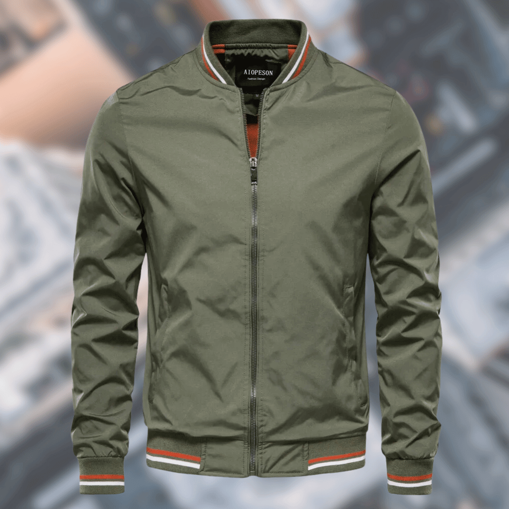Stylish Men's Bomber Jacket Model