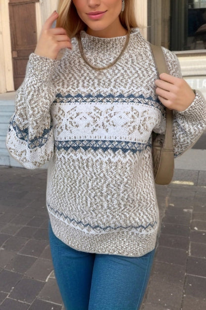 Christmas Sweater Festive Snow Pattern