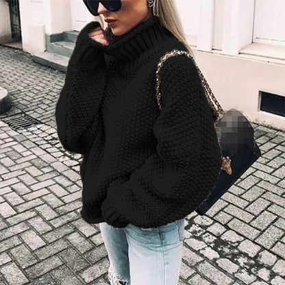 Dicke Rollkragen Sweater Damen Großgrößen