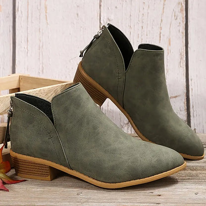Stylish Apparel | V-Neck Elegant Boots for Women