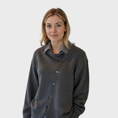 Comfortable button-up cardigan for women