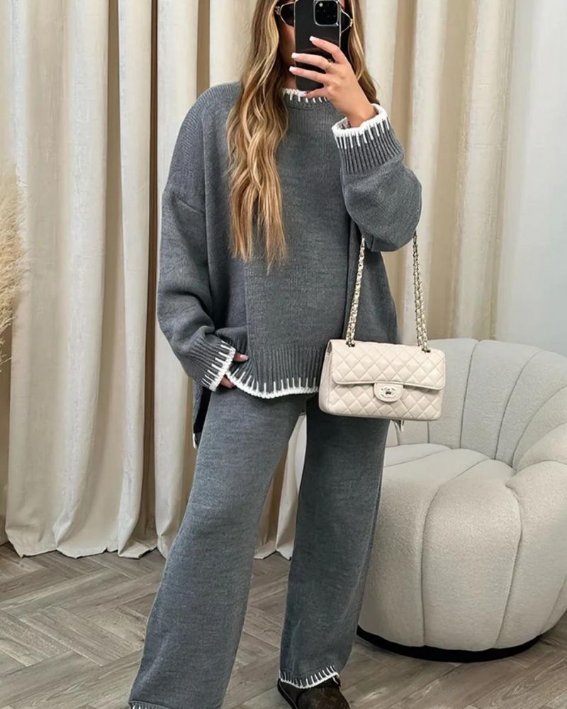 Classic Knitted Outfit Set