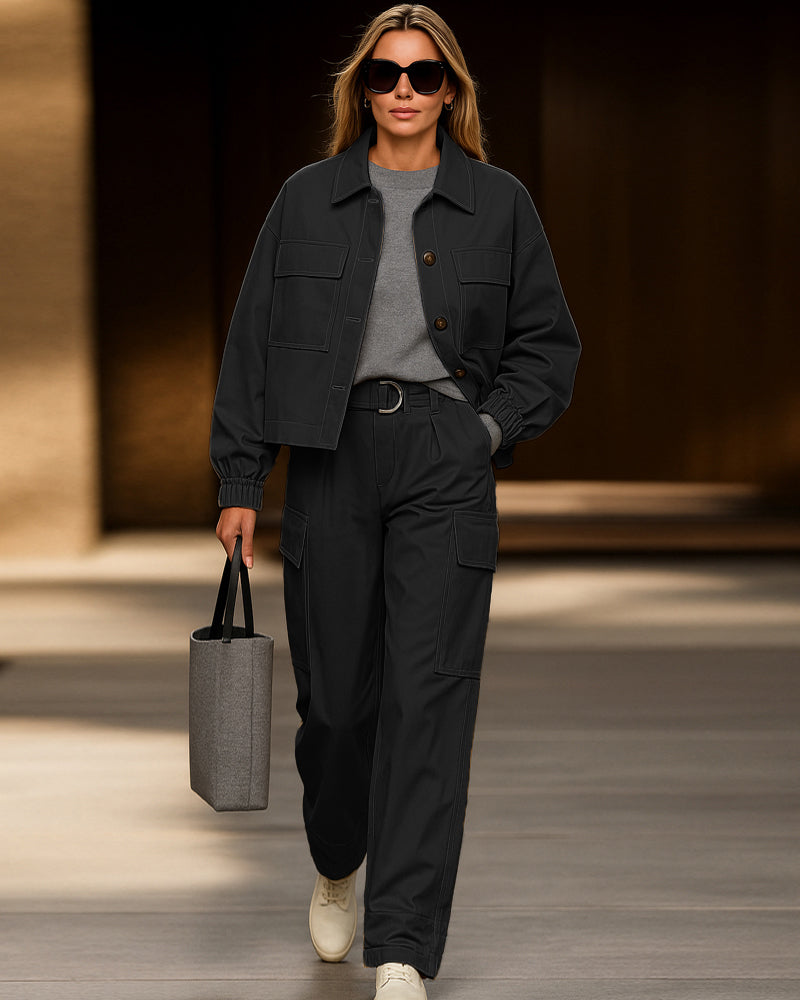 Practical Outdoor Set | Functional Transit Jacket and Trousers
