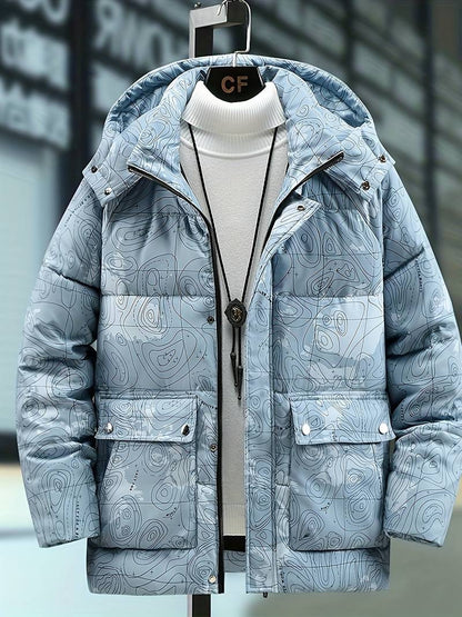 Men's Winter Jacket Warm Hooded