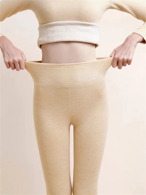 Women's Winter Fleece Trousers - Warm Body-Hugging Leggings