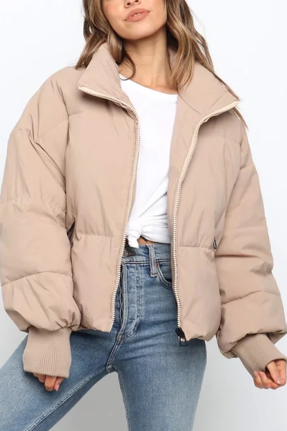 Herren Winterjacke Dick Warm Reißverschluss