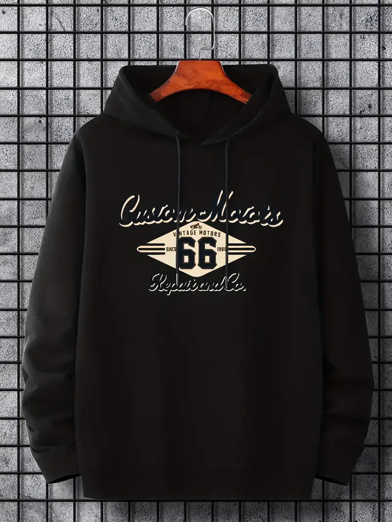 Men's Retro Hoodie Vintage Style