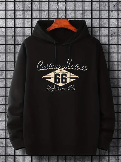 Men's Retro Hoodie Vintage Style