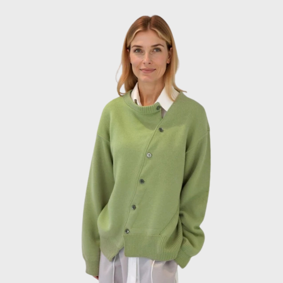 Comfortable button-up cardigan for women