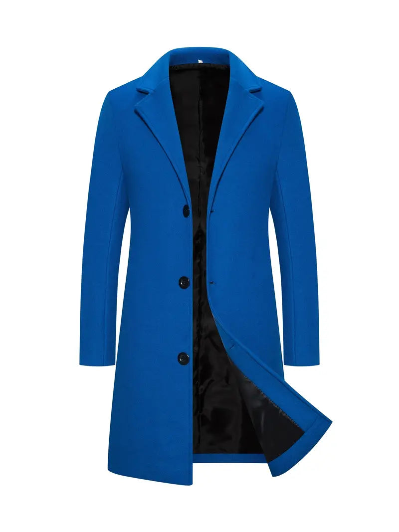 Men's Elegant Long Trench Coat