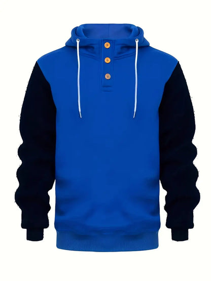 Herren Hoodie Langarm Warm Modern - IdealeKleiden