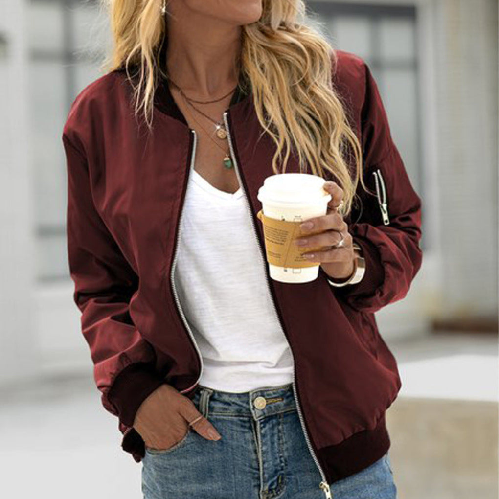 Stylish Women's Bomber Jacket