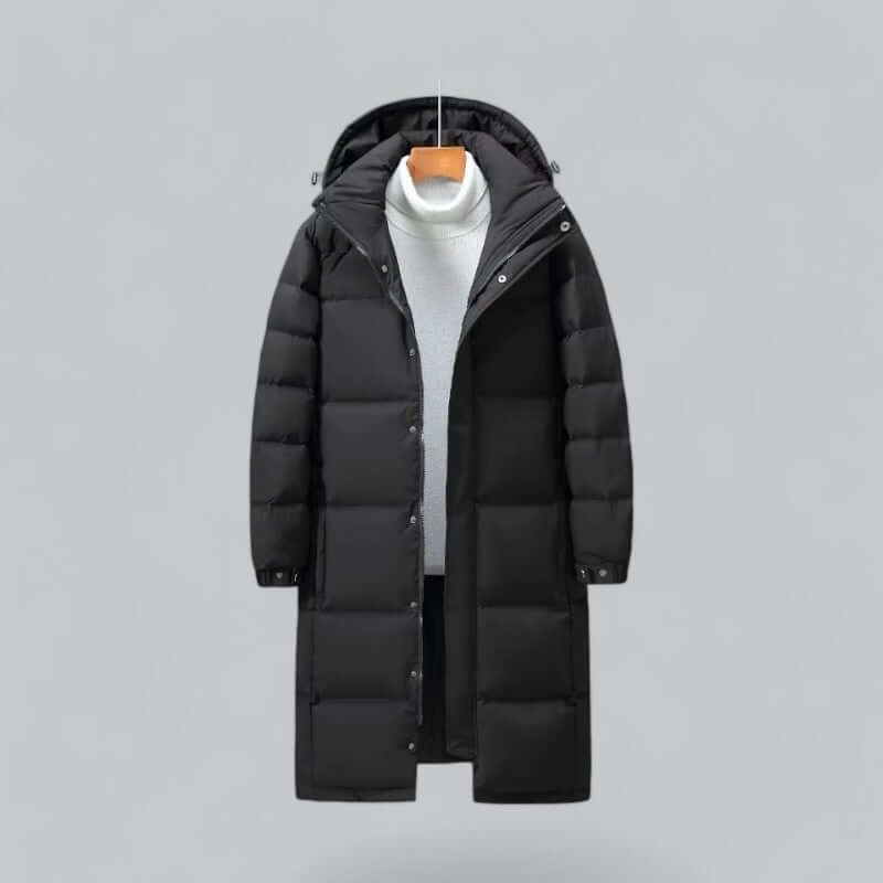Men's Winter Parka Long-Sleeve Warm Insulated Coat