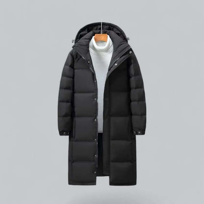 Men's Winter Parka Long-Sleeve Warm Insulated Coat