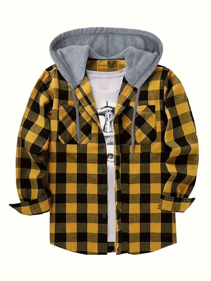 Checked Men's Jumper Modern Style