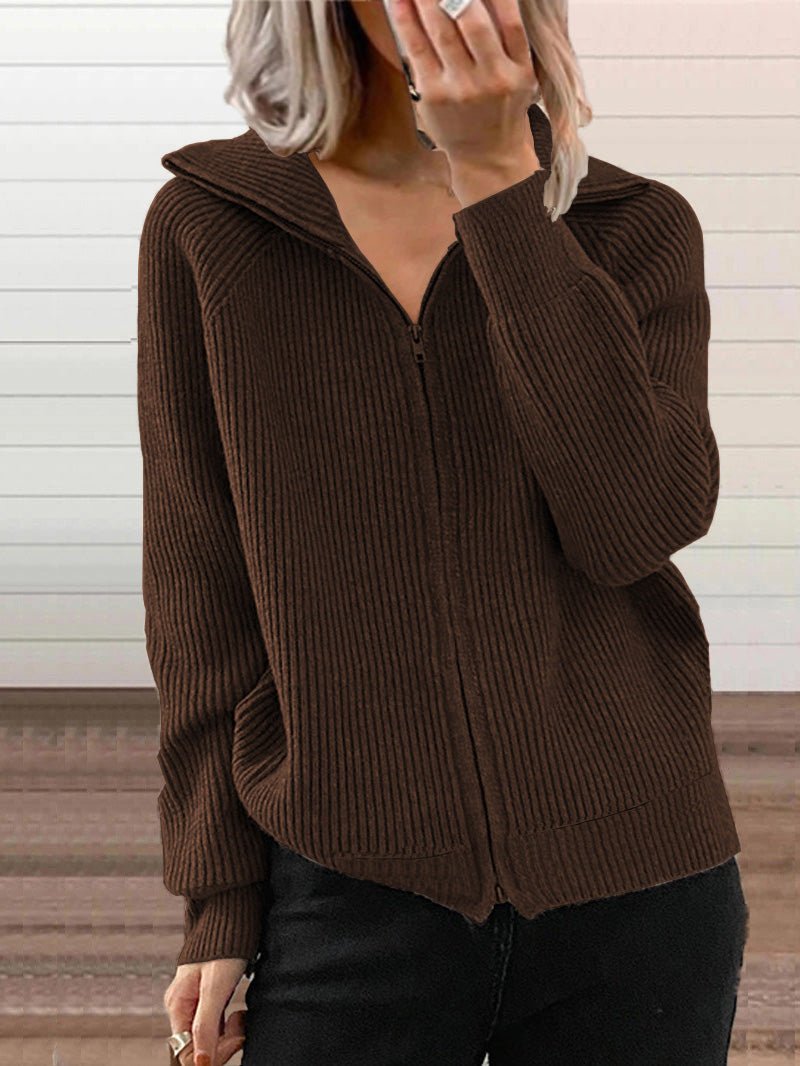 Warm Cardigan Thick Cotton Zipper