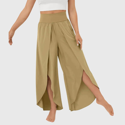 Women's Boho Pants Wide Comfortable Slit