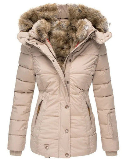 Women's Winter Coat Fur Lining Warm