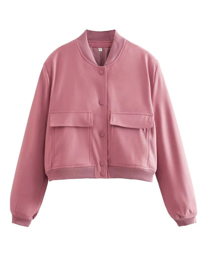 Stylish Women's Bomber Jacket Modern Classic